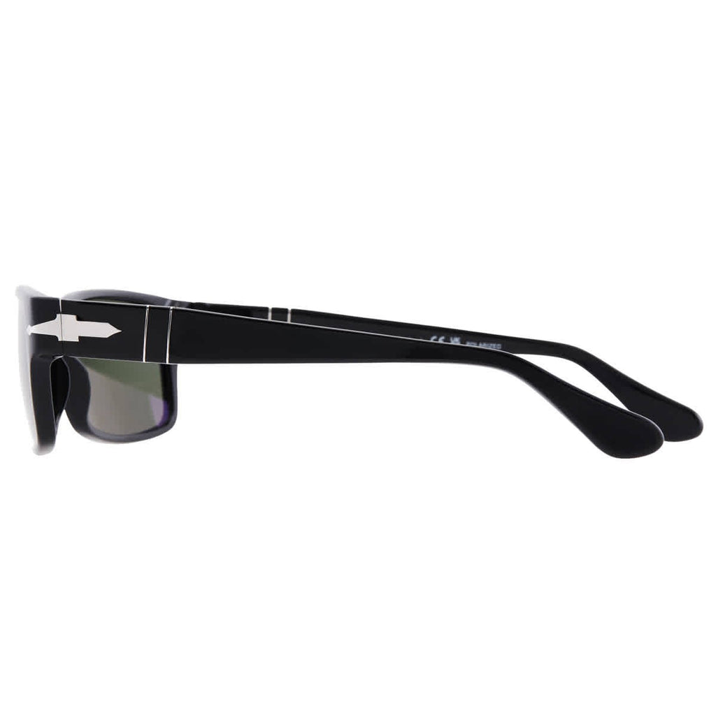 Persol Polarized Green Rectangular Men's Sunglasses PO2803S 95/58 58